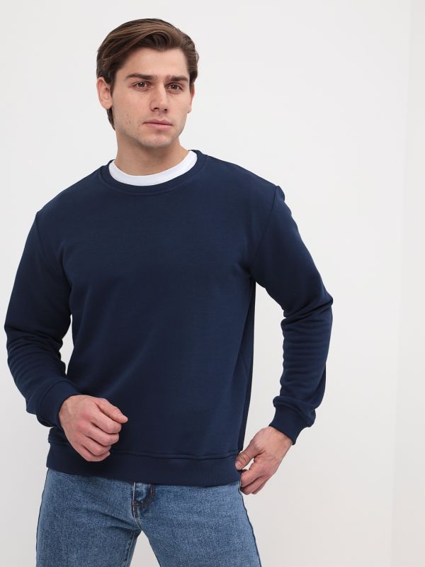 Men's sweatshirt GREG G121-OZ03-49 (blue)