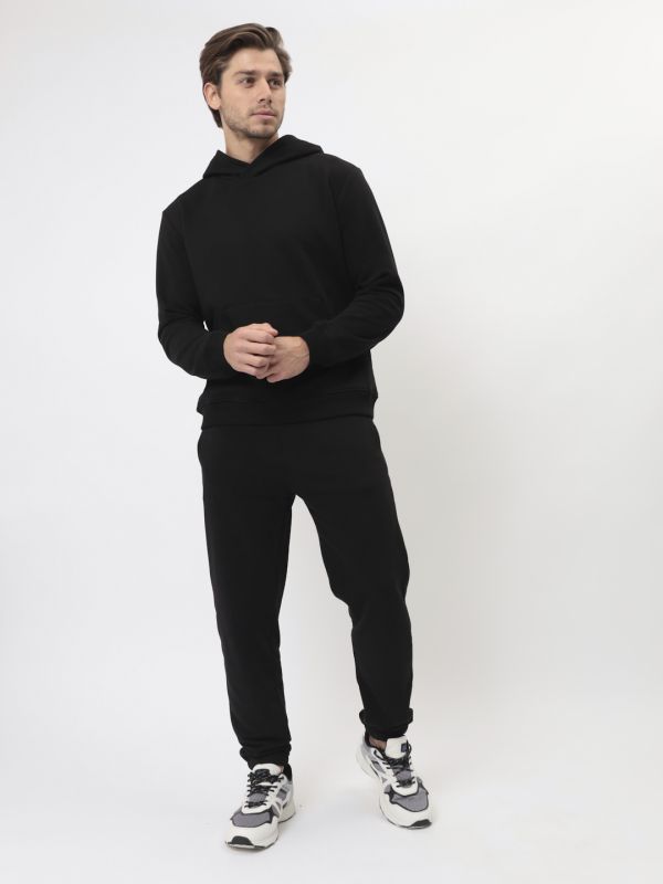 Men's knitted trousers GREG aus Russland G-TRK-OZ03-001K-black