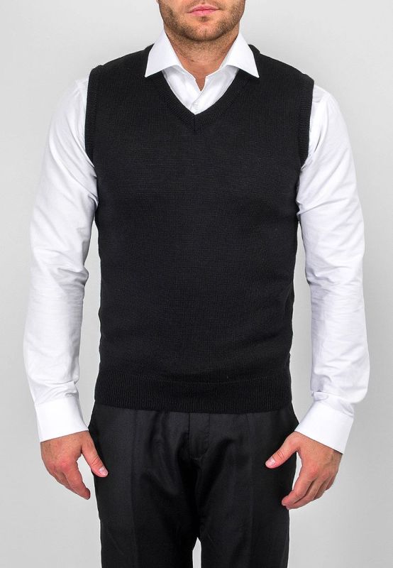 Men's vest CASINO c125-black