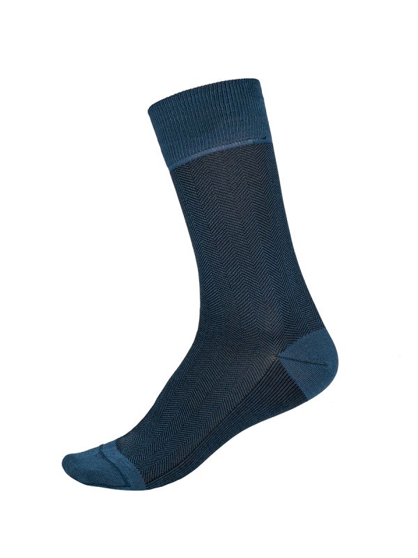 Men's socks (5 pairs per pack) CARPENTER Cr-19/03 blue